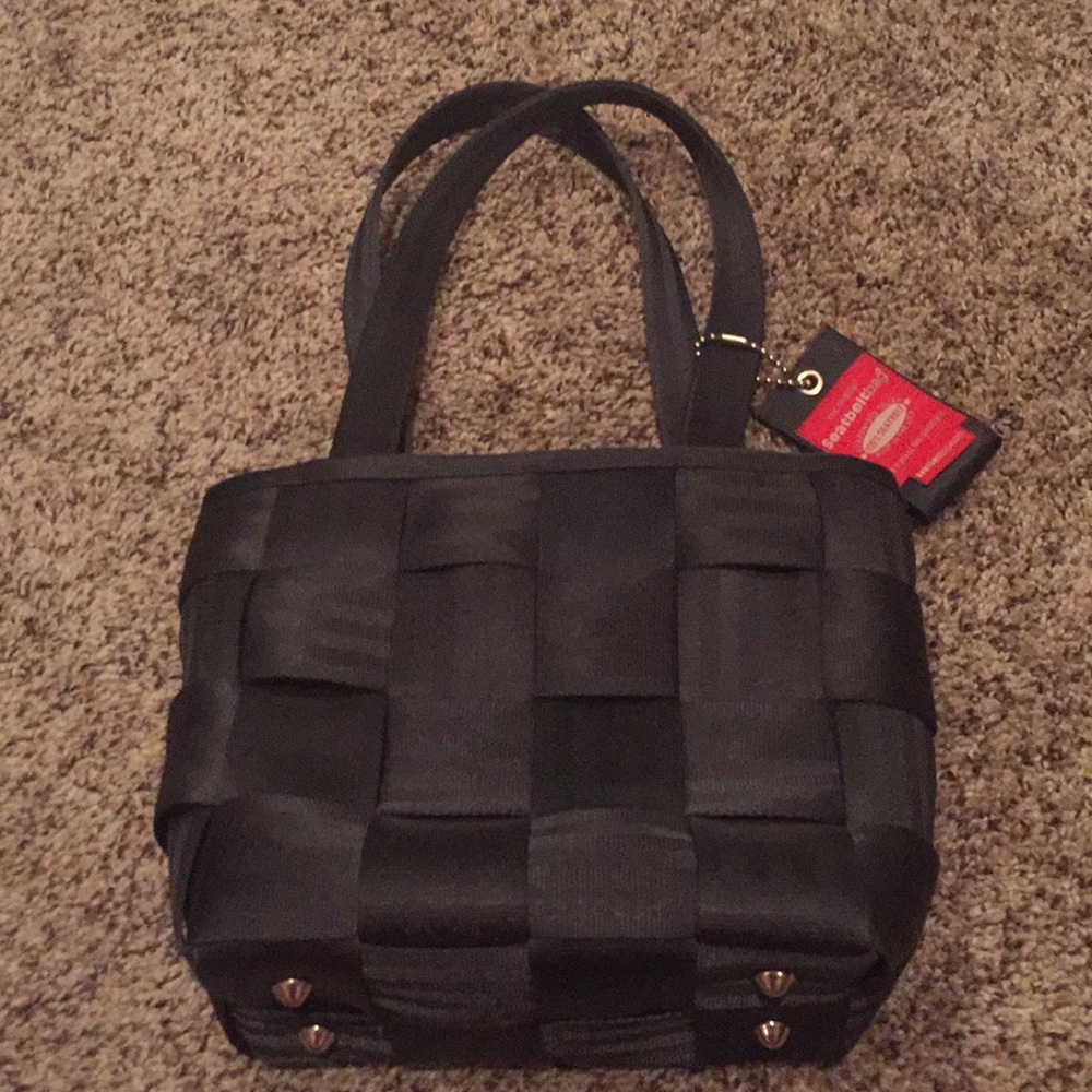 Original Black Seatbelt Purse